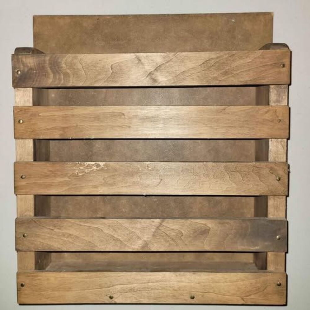 Wood Magazine Rack GUC